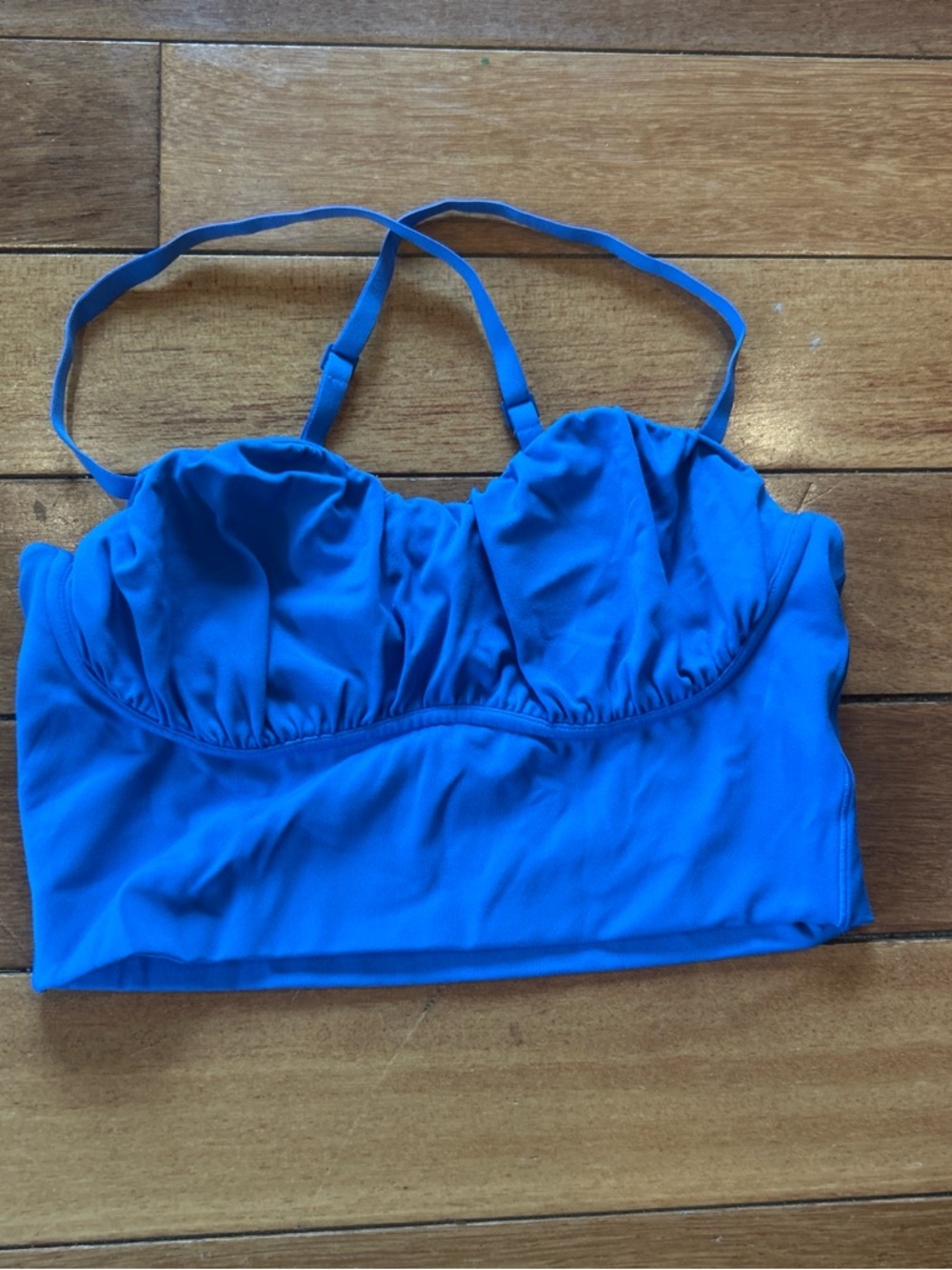 aerie Offline Bright Blue Active Bikini Top